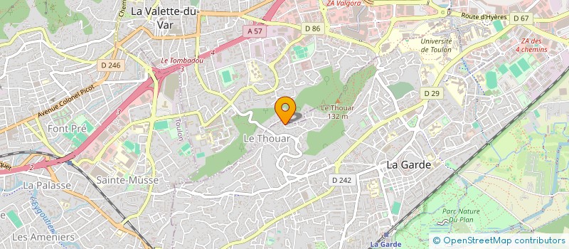 localisation de l'entreprise EMD CONSEIL à LA GARDE