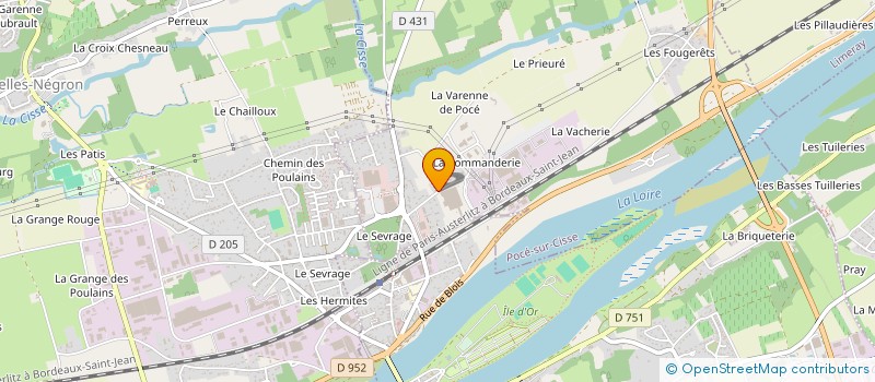 localisation de l'entreprise EMD CONSEILS  POCE-SUR-CISSE