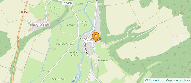 localisation de l'entreprise EMD SERVICES  SAUVIGNY