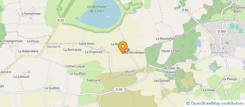 localisation de l'entreprise EMDC  IFFENDIC