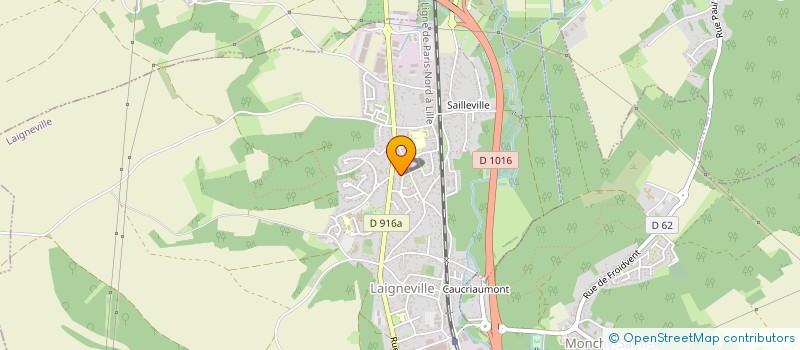 localisation de l'entreprise EMDECO  LAIGNEVILLE