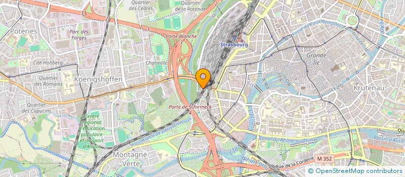 localisation de l'entreprise EMDEIA  STRASBOURG