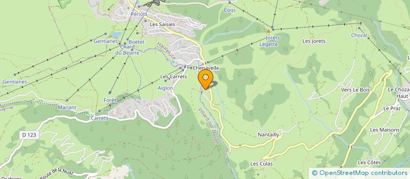 localisation de l'entreprise EMDI  HAUTELUCE