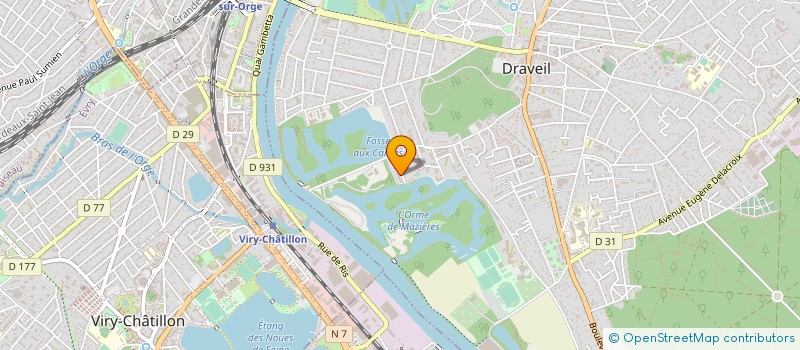 localisation de l'entreprise EMDI ELEC à DRAVEIL