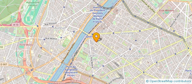 localisation de l'entreprise EMDI GESTION  PARIS