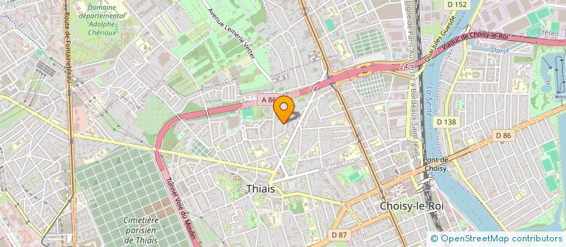 localisation de l'entreprise EMDIDI  THIAIS