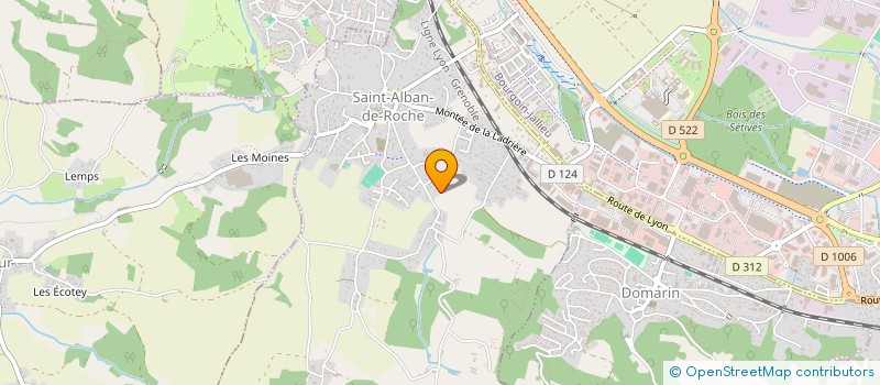 localisation de l'entreprise EMDIZ  SAINT-ALBAN-DE-ROCHE