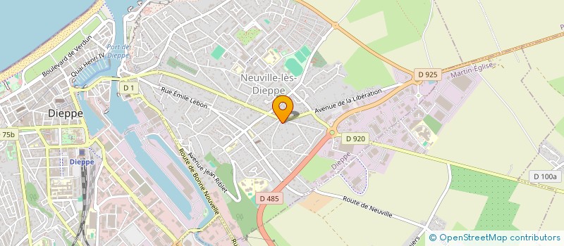 localisation de l'entreprise EMDM à DIEPPE