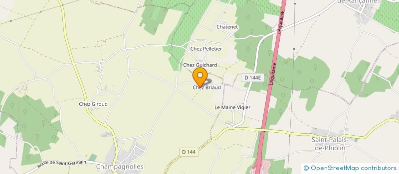 localisation de l'entreprise EMDONA  CHAMPAGNOLLES