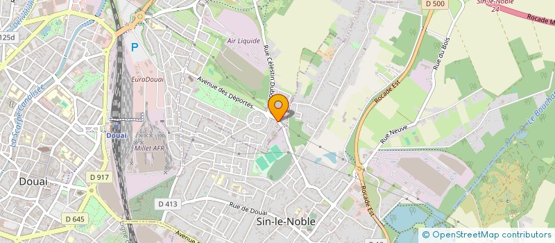 localisation de l'entreprise EMDP à WAZIERS
