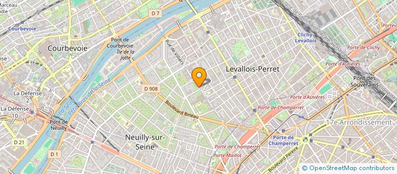 localisation de l'entreprise EMDV CREATIONS à NEUILLY-SUR-SEINE
