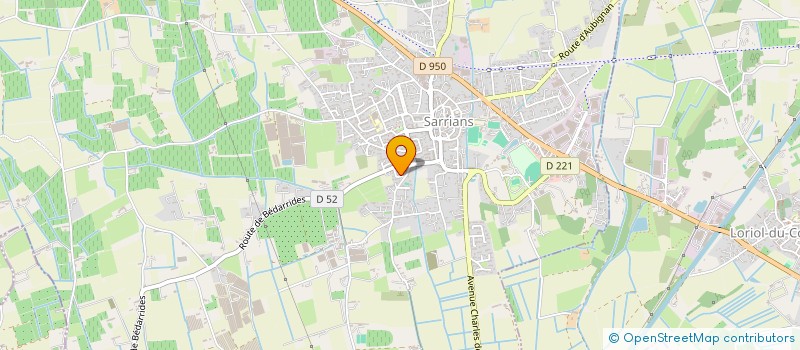 localisation de l'entreprise EME  SARRIANS