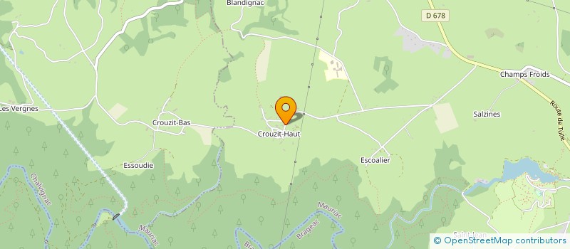 localisation de l'entreprise EME INVEST à CHALVIGNAC