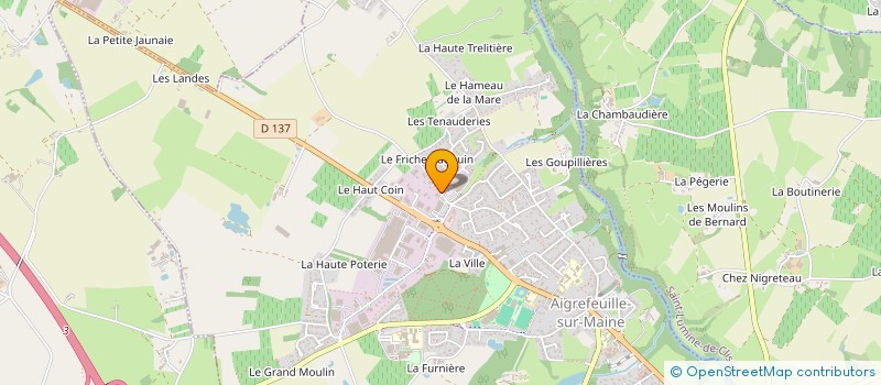 localisation de l'entreprise EMEA  AIGREFEUILLE-SUR-MAINE