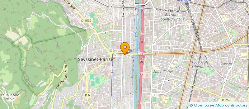 localisation de l'entreprise EMEA à SEYSSINET-PARISET