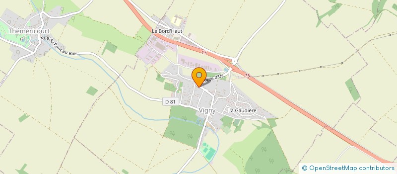 localisation de l'entreprise EMEA COM à VIGNY