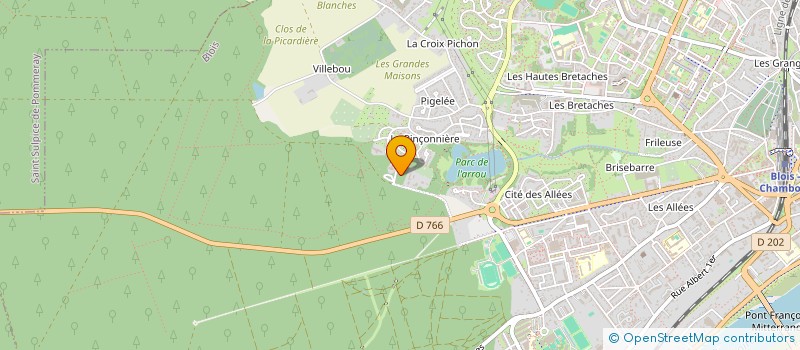 localisation de l'entreprise EMEA IMMO  BLOIS