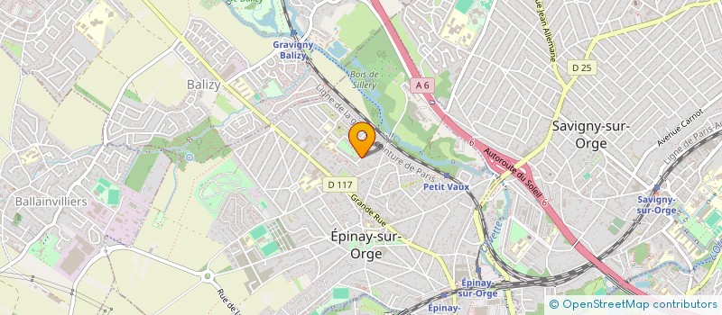 localisation de l'entreprise EMECAL  EPINAY-SUR-ORGE