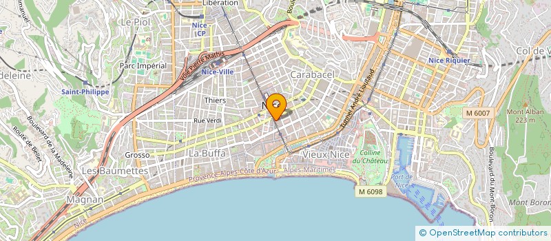 localisation de l'entreprise EMEDIA-TV à NICE