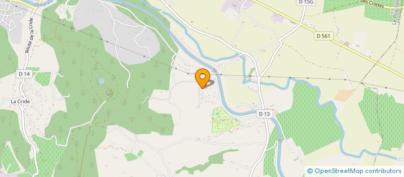 localisation de l'entreprise EMEGA  LE PUY-SAINTE-REPARADE