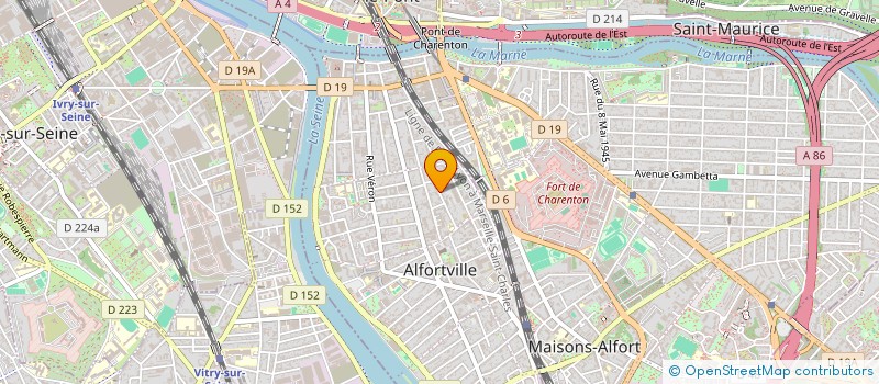 localisation de l'entreprise EMEIS à ALFORTVILLE