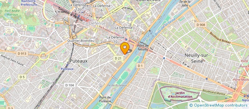 localisation de l'entreprise EMEIS RESIDENCE 5  PUTEAUX