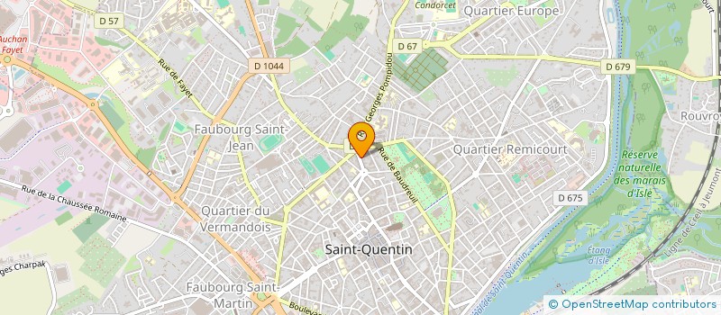 localisation de l'entreprise EMEK  SAINT-QUENTIN