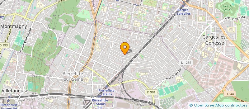 localisation de l'entreprise EMEK CONSTRUCTION  STAINS