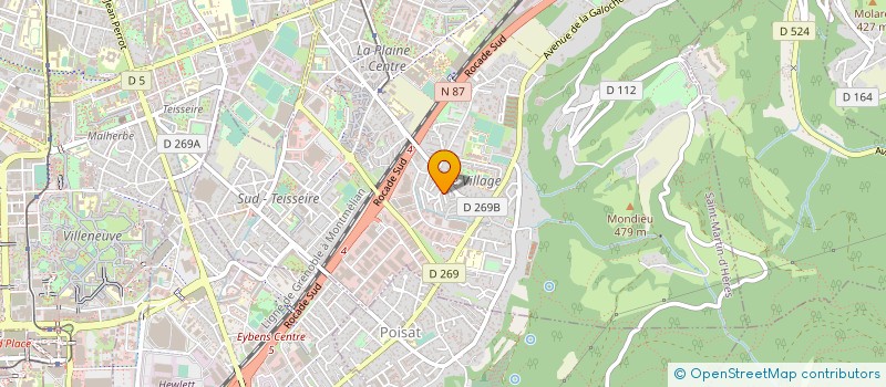 localisation de l'entreprise EMEL à SAINT-MARTIN-D'HERES