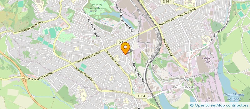 localisation de l'entreprise EMEL  LE CREUSOT