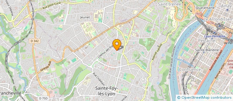 localisation de l'entreprise EMELCO à SAINTE-FOY-LES-LYON