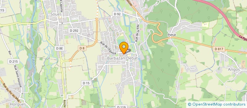 localisation de l'entreprise EMELIMAX  BARBAZAN-DEBAT