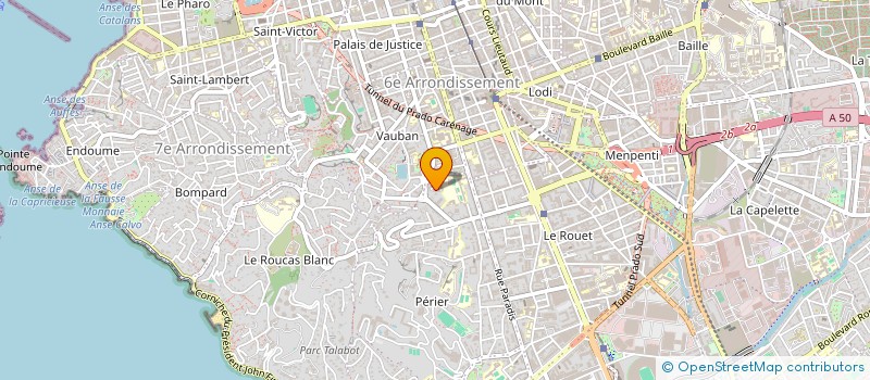 localisation de l'entreprise EMELINE à MARSEILLE