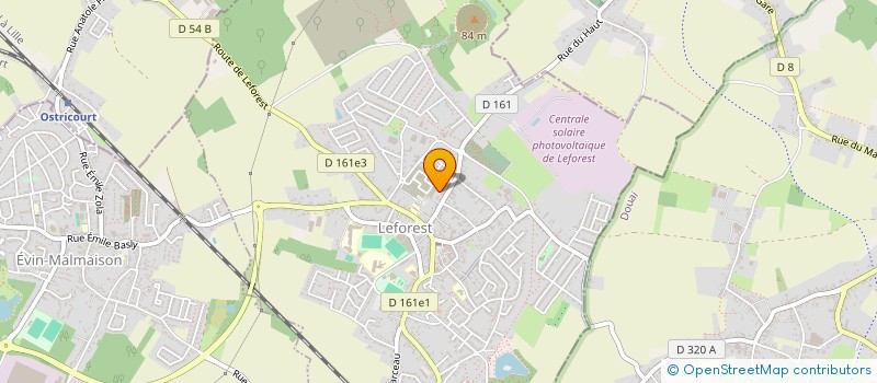 localisation de l'entreprise EMELINE DENNEULIN, EQUILIBRES DU CORPS  LEFOREST