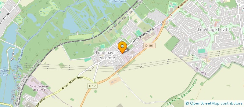 localisation de l'entreprise EMELINE ET SEBASTIEN à FONTENAY-LE-VICOMTE