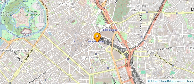 localisation de l'entreprise EMELINE W à LILLE