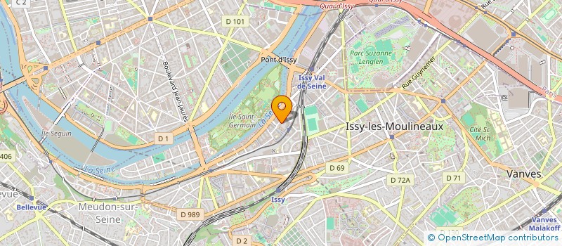 localisation de l'entreprise EMELIT à ISSY-LES-MOULINEAUX