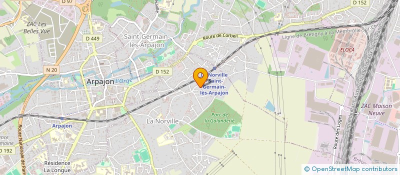 localisation de l'entreprise EMELKA GESTION à LA NORVILLE