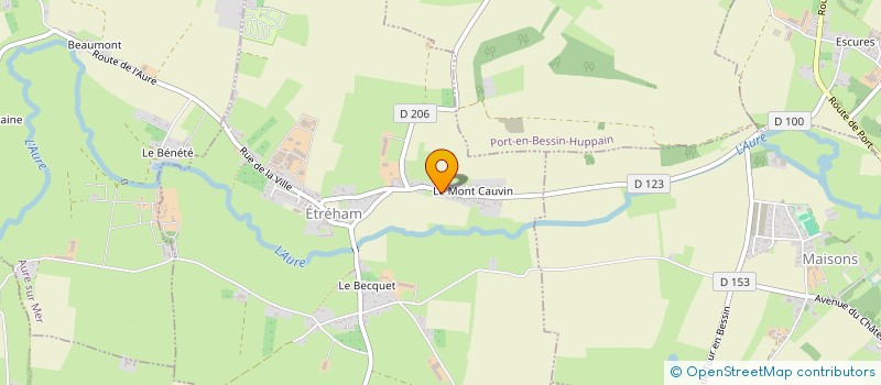 localisation de l'entreprise EMENAU  ETREHAM