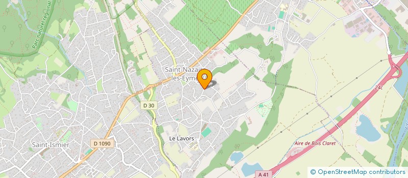 localisation de l'entreprise EMENDRA à SAINT-NAZAIRE-LES-EYMES