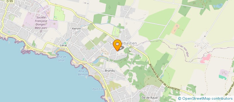 localisation de l'entreprise EMENEP  PIRIAC-SUR-MER