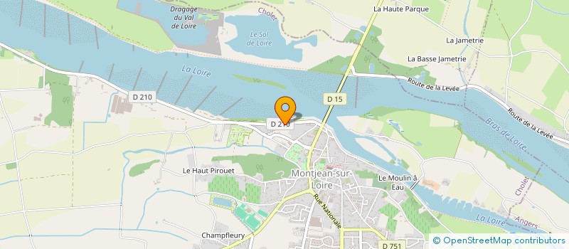 localisation de l'entreprise EMEON à MAUGES-SUR-LOIRE