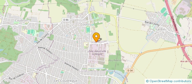 localisation de l'entreprise EMEOS ENERGIE à COURTRY