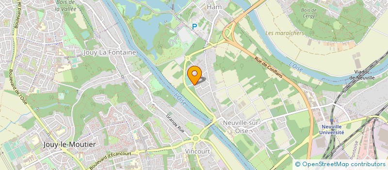 localisation de l'entreprise EMEP à NEUVILLE-SUR-OISE