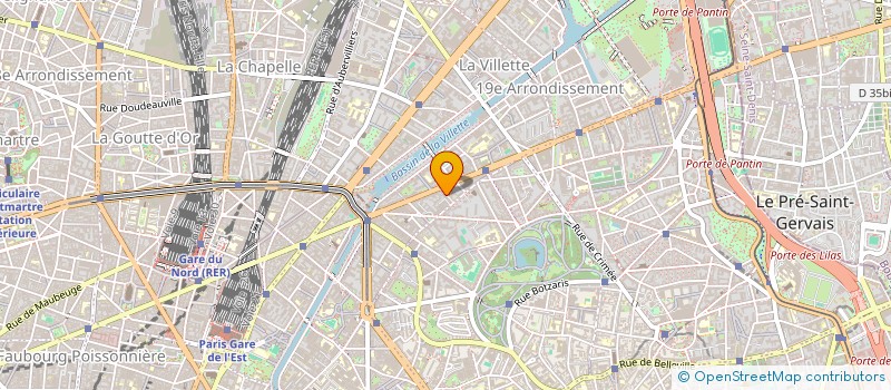 localisation de l'entreprise EMERA AUDIOVISUEL  PARIS