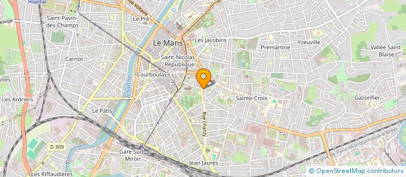 localisation de l'entreprise EMERA LE MANS  LE MANS