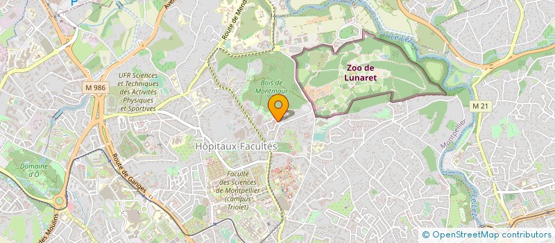 localisation de l'entreprise EMERA RESIDENCE SENIORS LAVALETTE à MONTPELLIER
