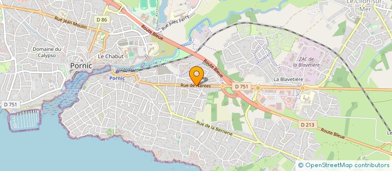 localisation de l'entreprise EMERANCE  PORNIC