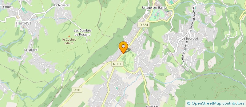 localisation de l'entreprise EMERAUD 2  VAULNAVEYS-LE-HAUT