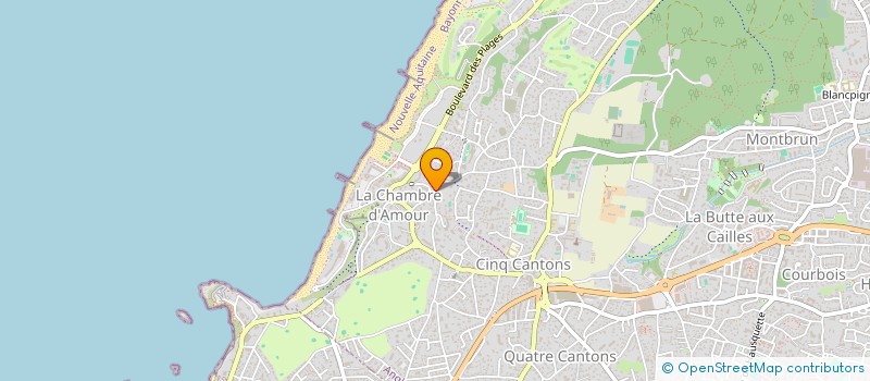 localisation de l'entreprise EMERAUD à ANGLET